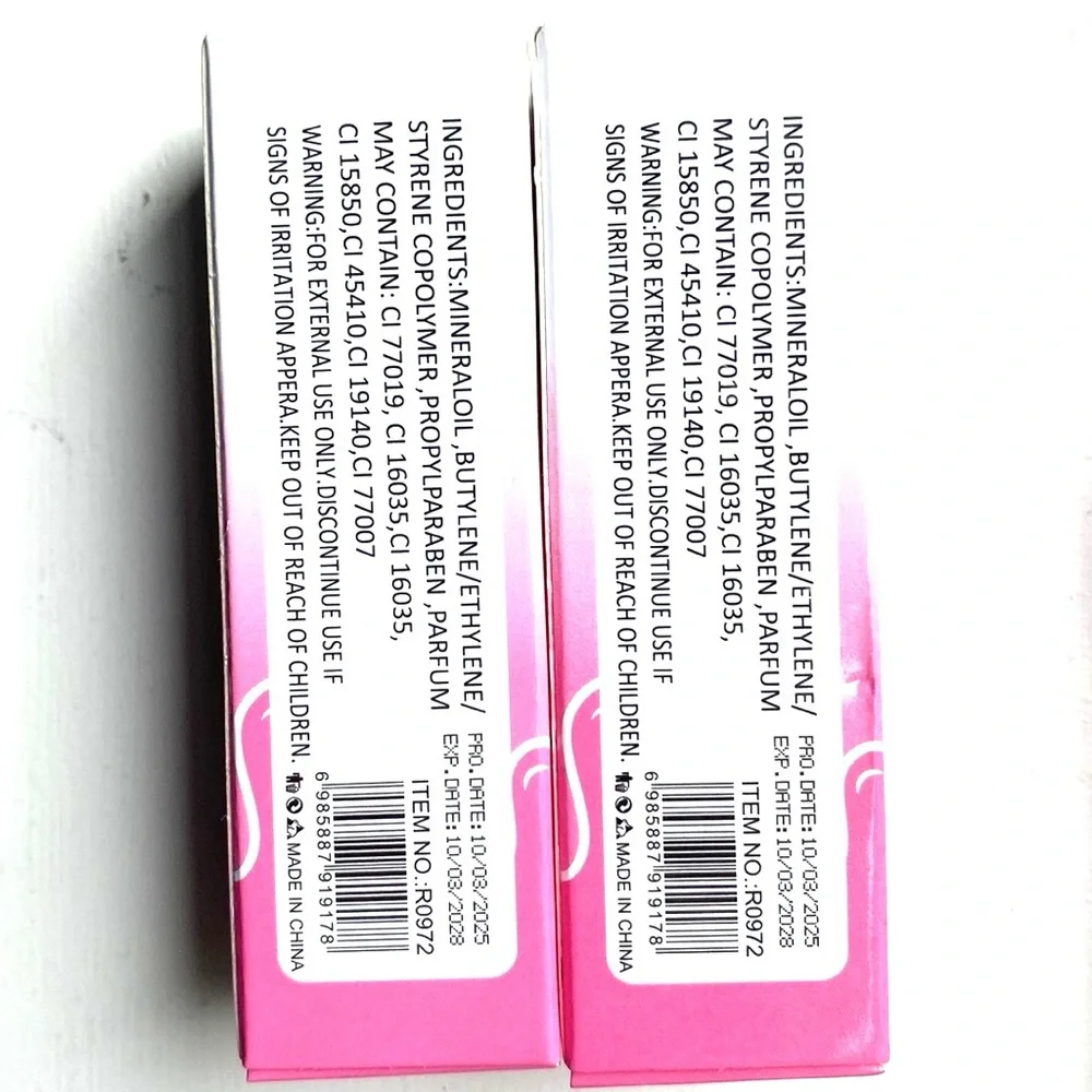 2X Romantic Rain Peach Lip Oil bundle, New in Box‎